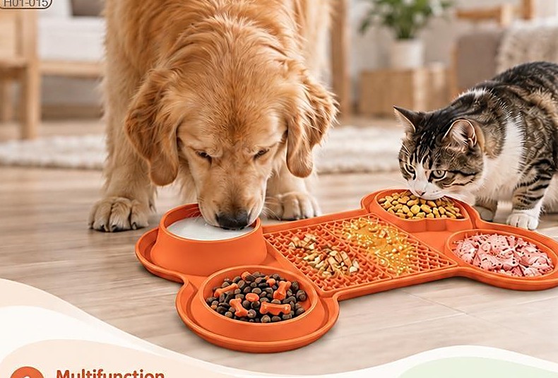 Silicone Multifunction Pet Slow Feeder Mat