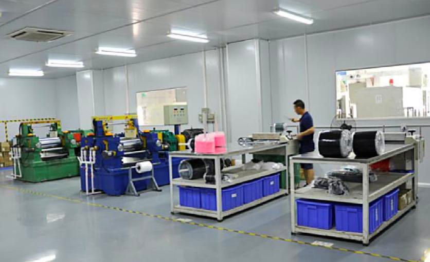 Material mixing machines in the Jewelives compounding room